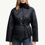 Raray Belted Short Down Jacket