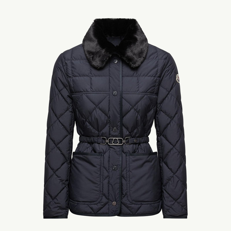 Raray Belted Short Down Jacket