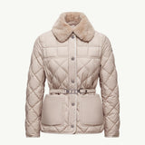 Cygne Diamond-Quilted Short Down Jacket
