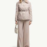 Cygne Diamond-Quilted Short Down Jacket