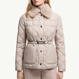 Cygne Diamond-Quilted Short Down Jacket