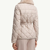 Cygne Diamond-Quilted Short Down Jacket