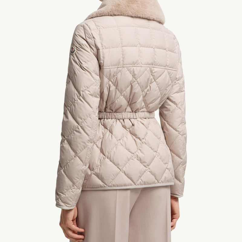 Cygne Diamond-Quilted Short Down Jacket