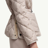 Cygne Diamond-Quilted Short Down Jacket
