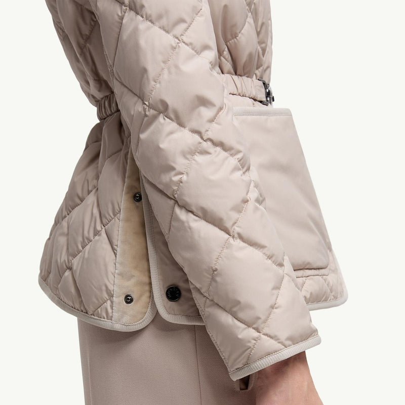 Cygne Diamond-Quilted Short Down Jacket