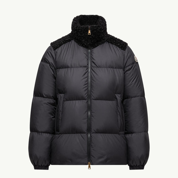 Esnaie Teddy-Trimmed Short Down Jaket