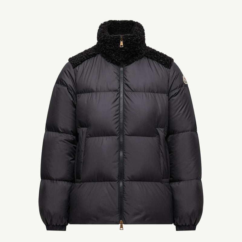 Esnaie Teddy-Trimmed Short Down Jaket
