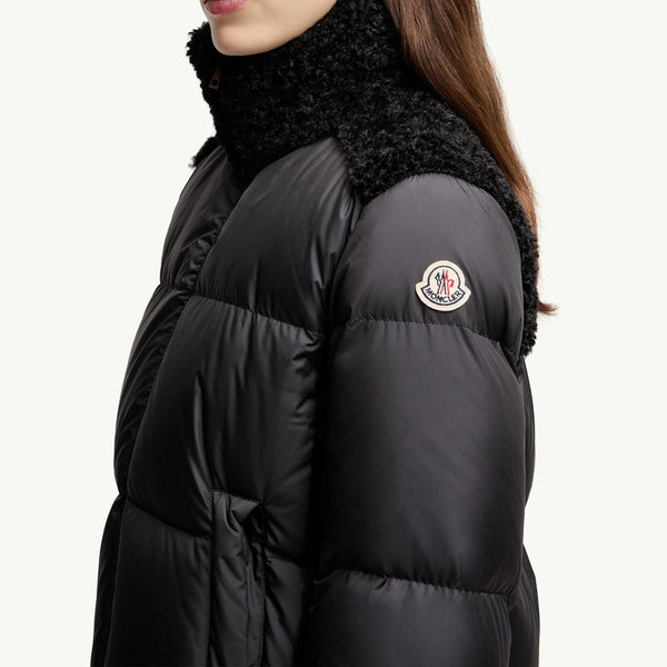 Esnaie Teddy-Trimmed Short Down Jaket