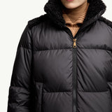 Esnaie Teddy-Trimmed Short Down Jaket