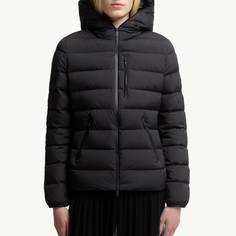Herbe Hooded Short Down Jacket