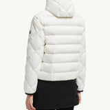 Arvouin Hooded Diamond-Quilted Short Down Jacket