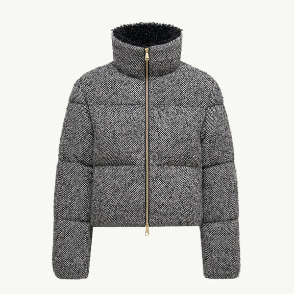 Careil Wool Bouclé Short Down Jacket