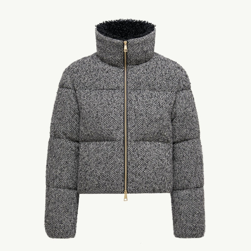 Careil Wool Bouclé Short Down Jacket