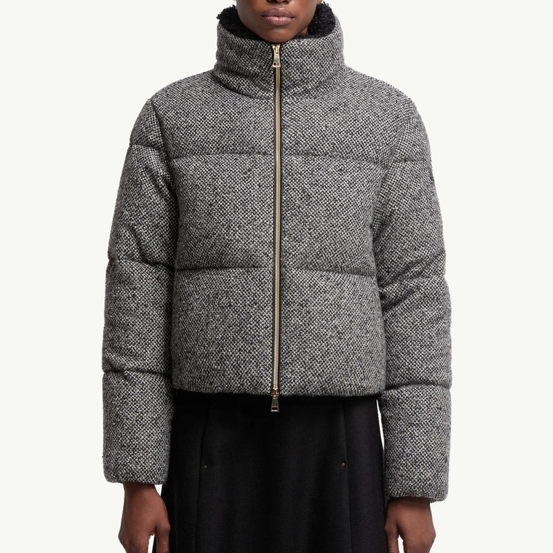 Careil Wool Bouclé Short Down Jacket