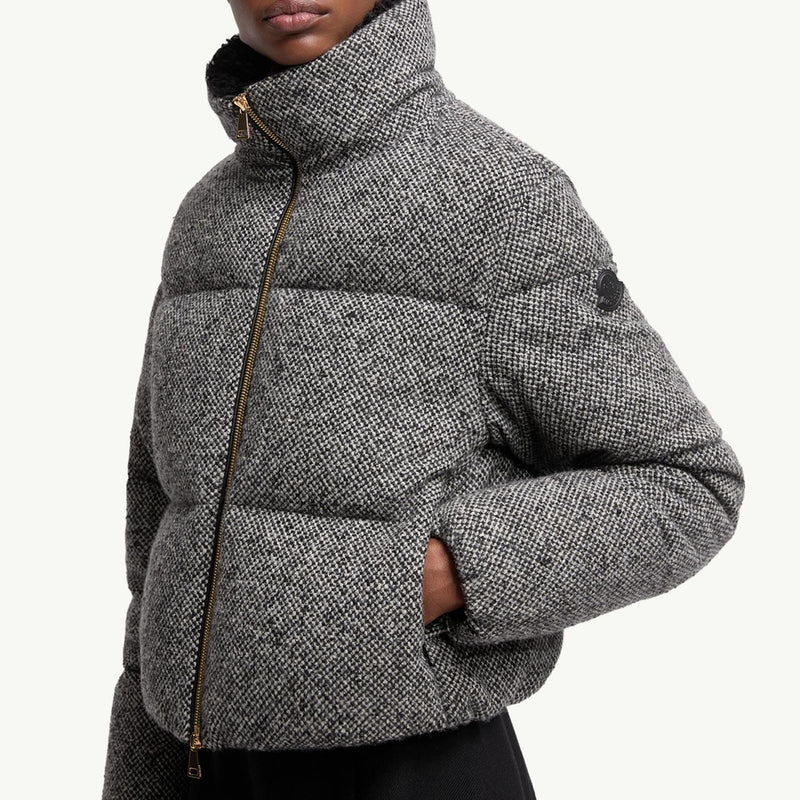 Careil Wool Bouclé Short Down Jacket