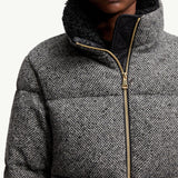 Careil Wool Bouclé Short Down Jacket