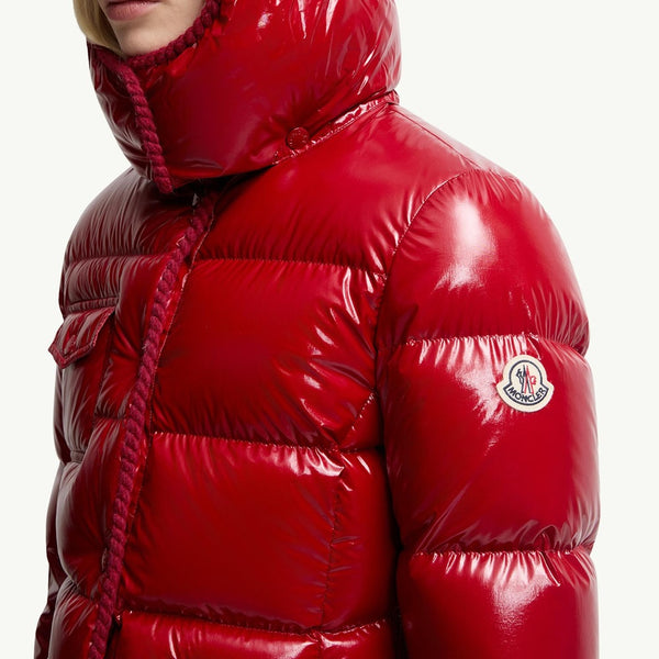 Glareins Braided Trim Hooded Short Down Jacket