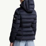 Barante Hooded Velour Short Down Jacket