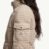 Keros Diamond-Quilted Wool Blend Short Down Jacket
