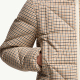 Keros Diamond-Quilted Wool Blend Short Down Jacket