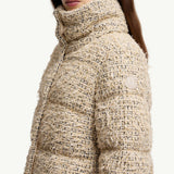 Cochelle Tweed Short Down Jacket