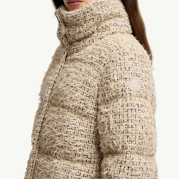 Cochelle Tweed Short Down Jacket