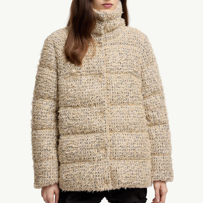 Cochelle Tweed Short Down Jacket