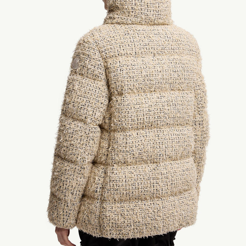 Cochelle Tweed Short Down Jacket