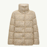 Cochelle Tweed Short Down Jacket