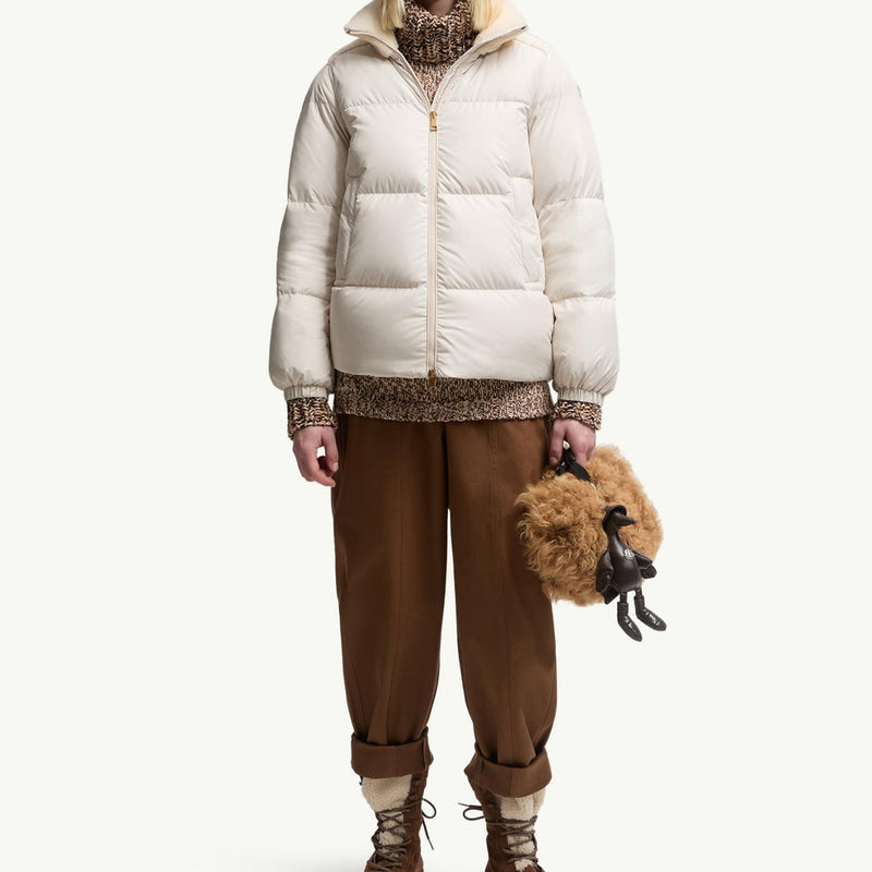 Esnaie Teddy-Trimmed Short Down Jaket
