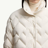 Senevee Heart-Quilted Short Down Jacket