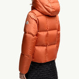Castelnou Square-Quilted Hooded Short Down Jacket