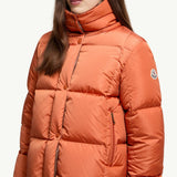Castelnou Square-Quilted Hooded Short Down Jacket