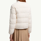 Padded Wool & Cotton Zip-Up Cardigan