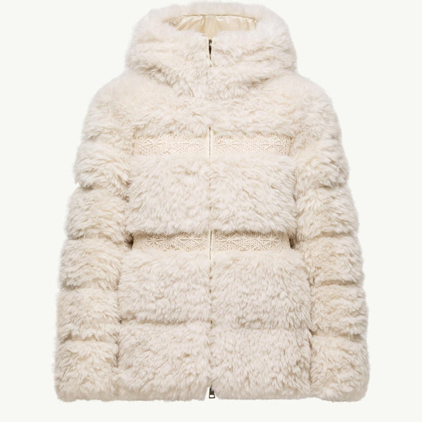Verie Teddy Hooded Short Down Jacket