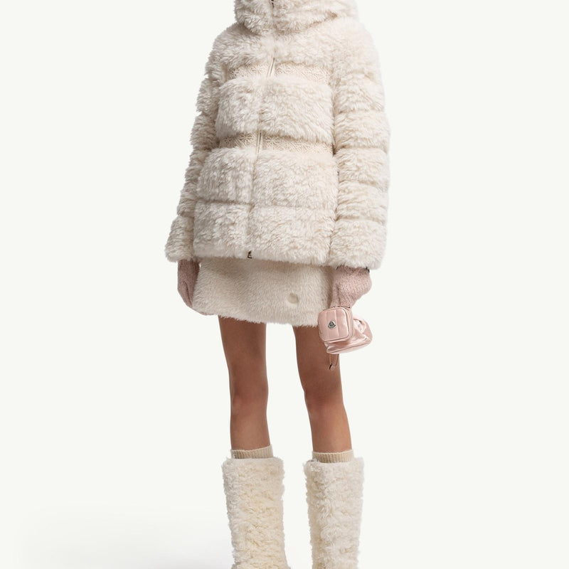 Verie Teddy Hooded Short Down Jacket