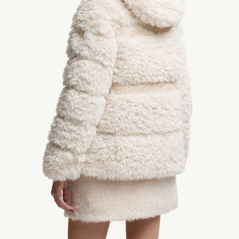 Verie Teddy Hooded Short Down Jacket