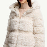 Verie Teddy Hooded Short Down Jacket