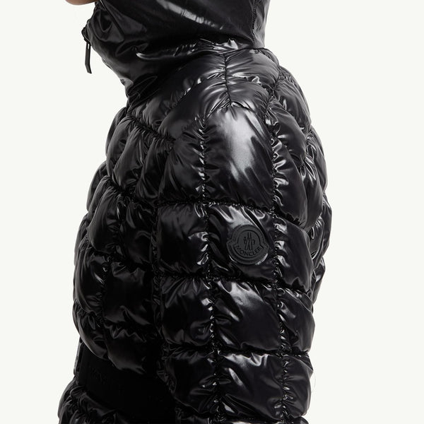 Eynard Hooded Square-Quilted Short Down Jacket