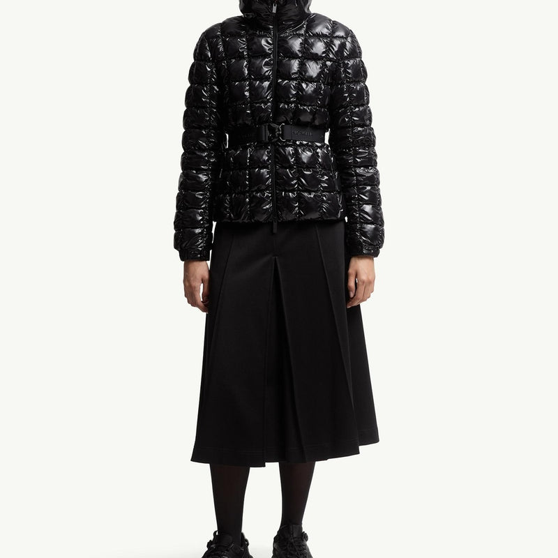Eynard Hooded Square-Quilted Short Down Jacket