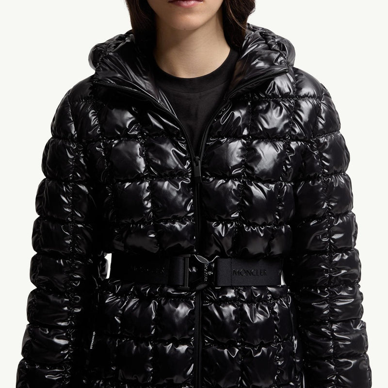 Eynard Hooded Square-Quilted Short Down Jacket
