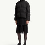 Ravignan Gather-Quilted Short Down Jacket