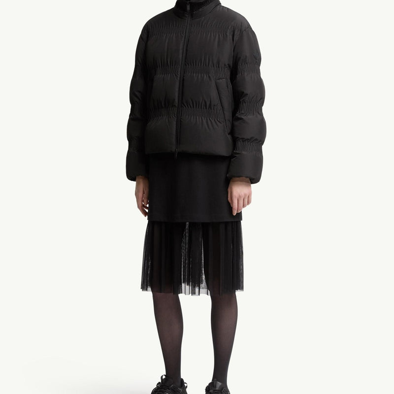 Ravignan Gather-Quilted Short Down Jacket