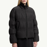 Ravignan Gather-Quilted Short Down Jacket