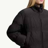 Ravignan Gather-Quilted Short Down Jacket