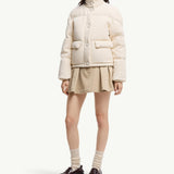 Aliminia Velvet Short Down Jacket