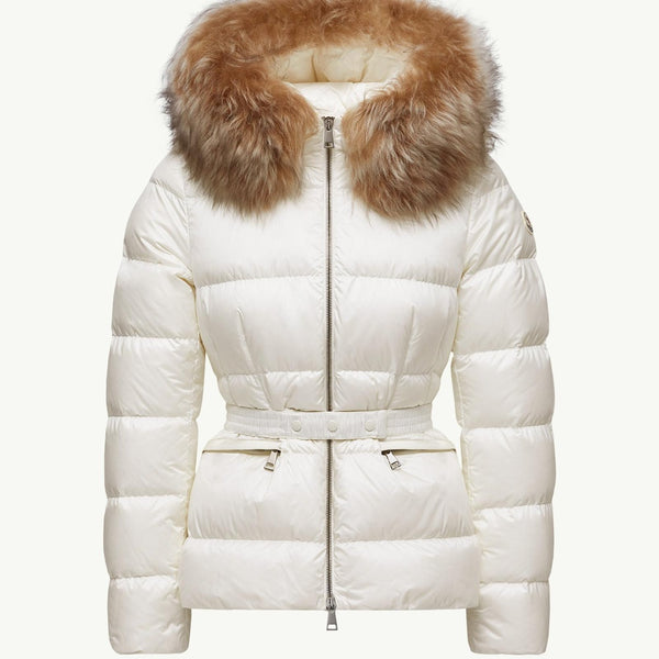 Boed Hooded Shearling-Trimmed Short Down Jacket