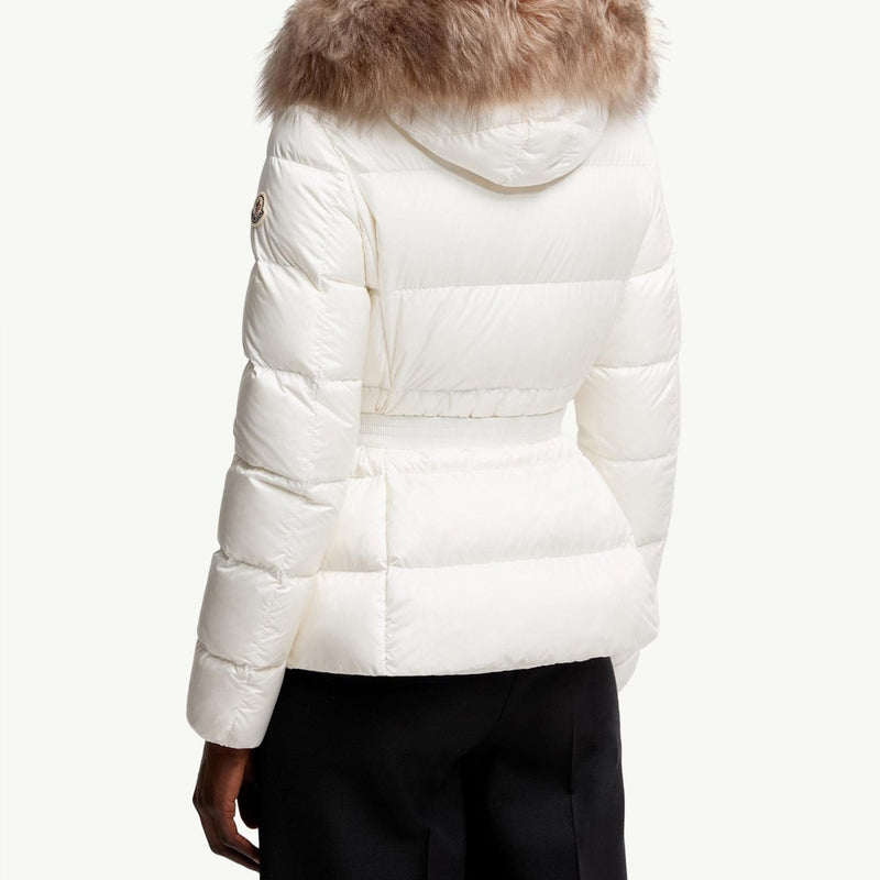 Boed Hooded Shearling-Trimmed Short Down Jacket
