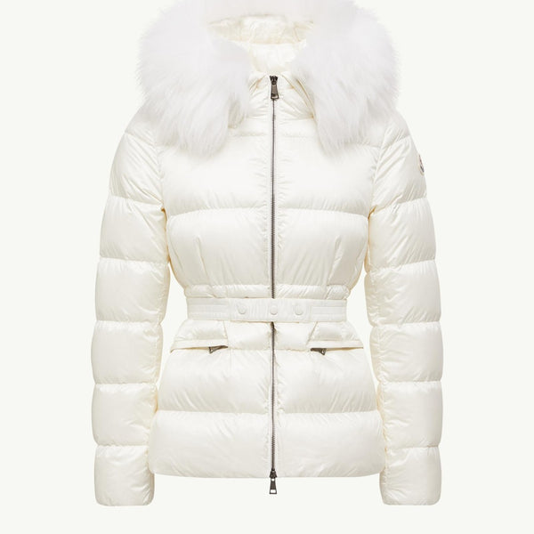 Boed Hooded Shearling-Trimmed Short Down Jacket