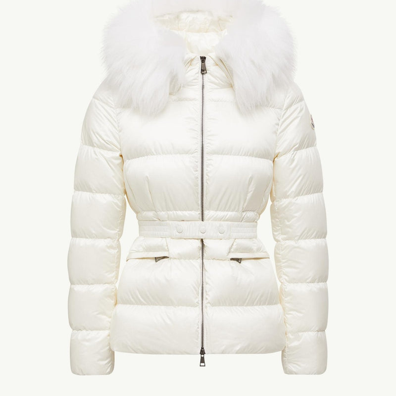 Boed Hooded Shearling-Trimmed Short Down Jacket